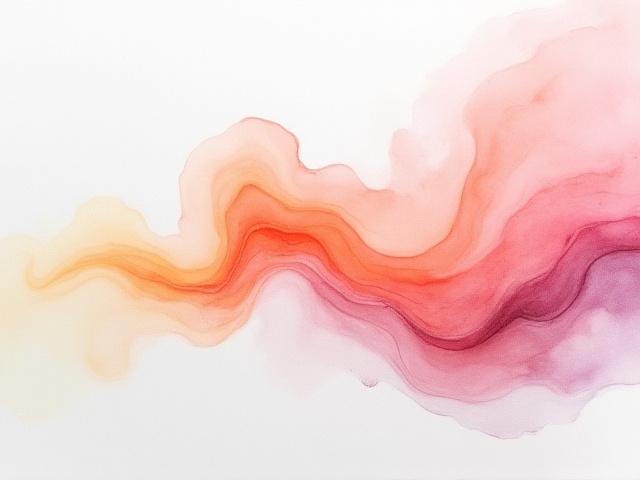 추상적인 색깔과 형태로 감정을 표현한 그림